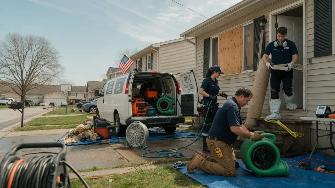 Water Damage Restoration in Bowlus, MN near me